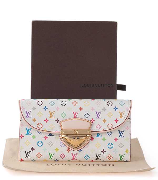 1:1 Copy Louis Vuitton Monogram Multicolore Eugenie Wallet M93737 Replica - Click Image to Close